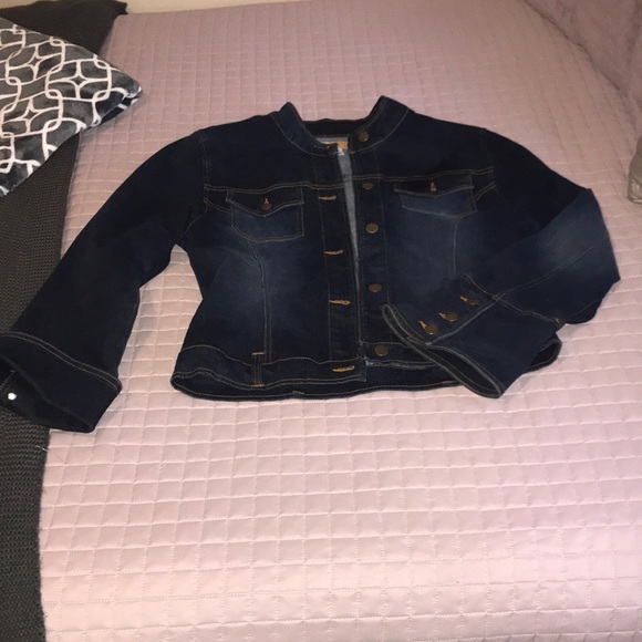 bell sleeve jean jacket